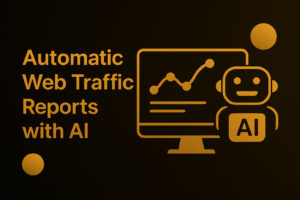 Portada para reportes de trafico web con IA
